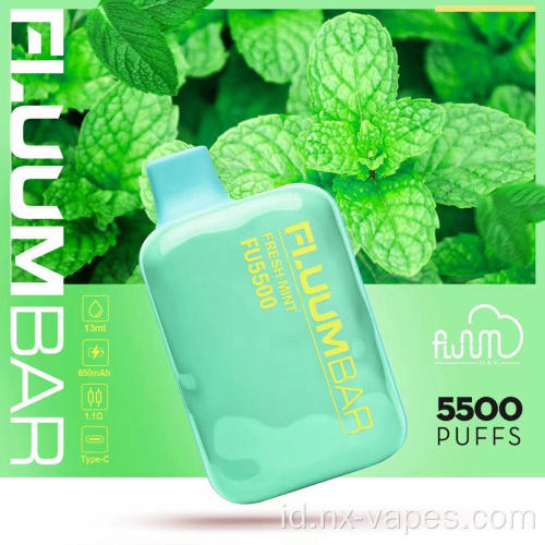 Grosir Fluum Bar Meta Disposable Vape 5500 Puffs